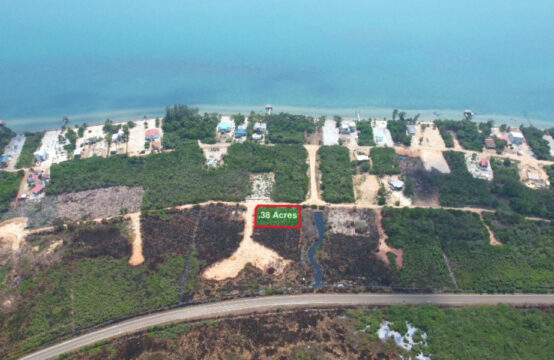 Lowest priced waterfront lot placencia