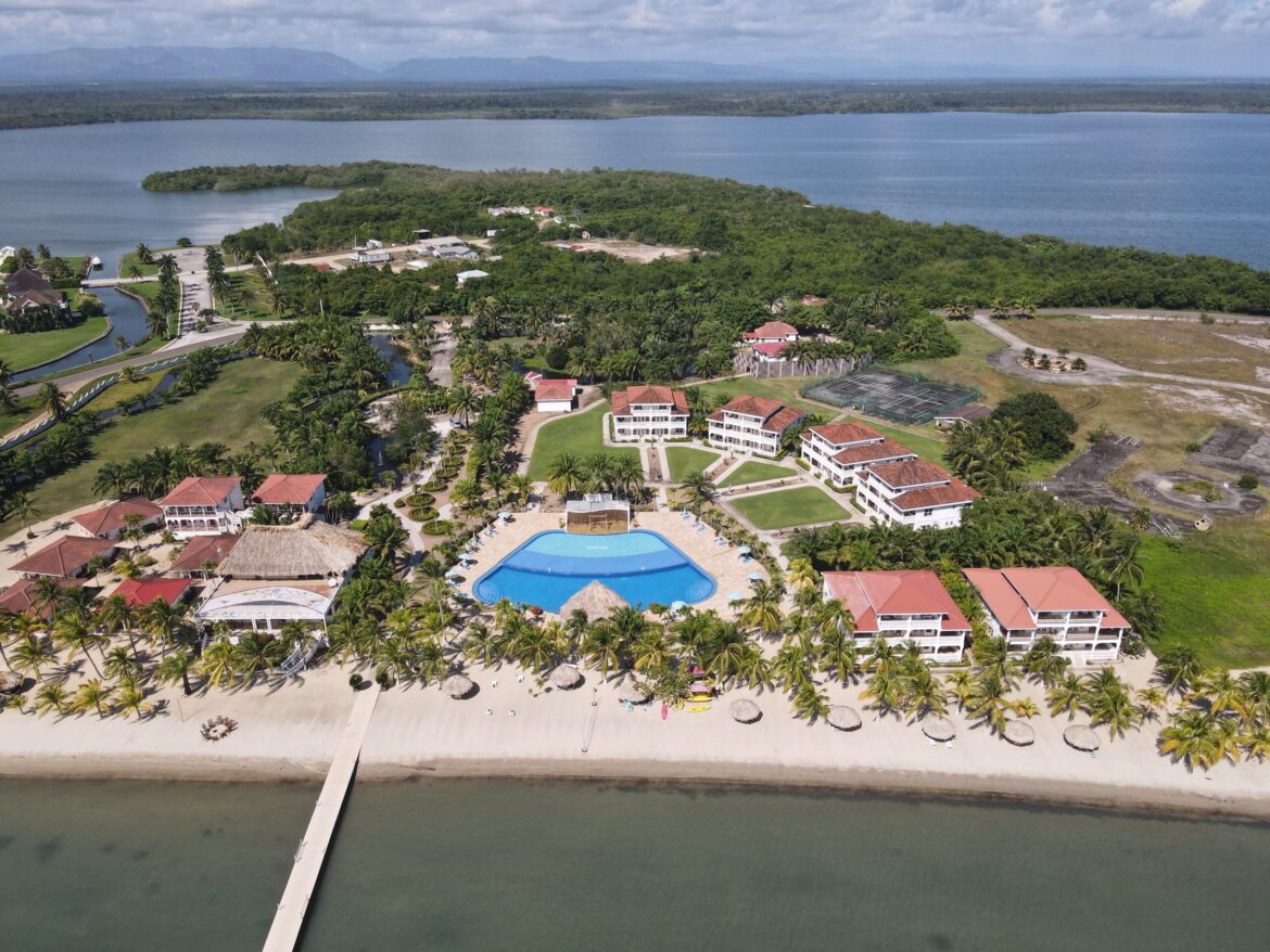 Aerial View of Placencia Residences Belize