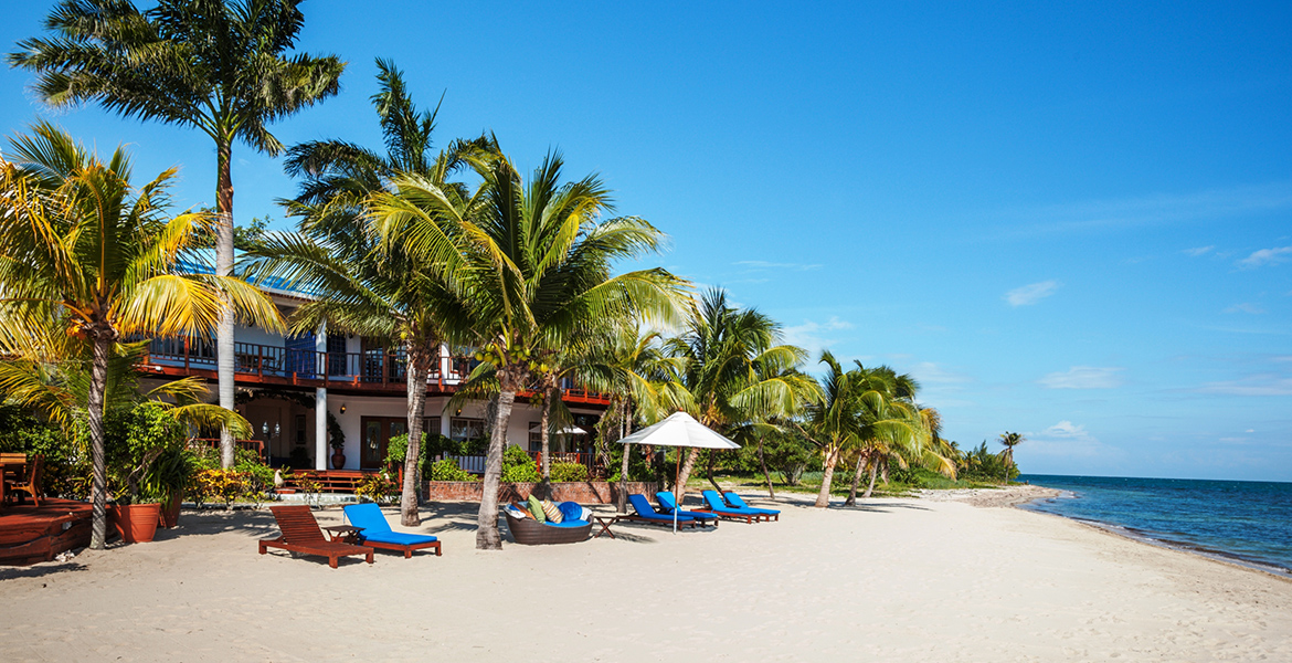 The beach at Chabil Mar resort