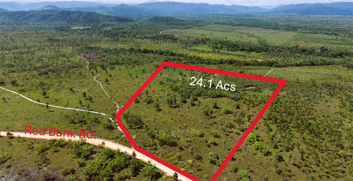 24.1 acres of property in Red bank Belize