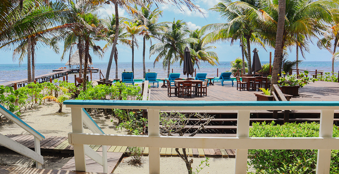 the view from the deck in condo 20